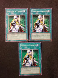 3x Nobleman of Crossout 1st Edition YuGiOh SD1-EN012 Mixed Sets & Condition - Image 1