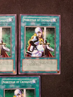 3x Nobleman of Crossout 1st Edition YuGiOh SD1-EN012 Mixed Sets & Condition - Image 3