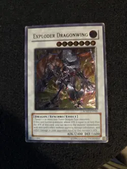 Ultimate Rare Exploder Dragonwing RGBT-EN040 Unlimited Yugioh 1455 - Image 1