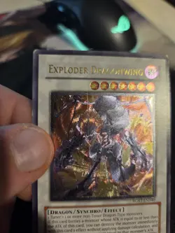 Ultimate Rare Exploder Dragonwing RGBT-EN040 Unlimited Yugioh 1455 - Image 3