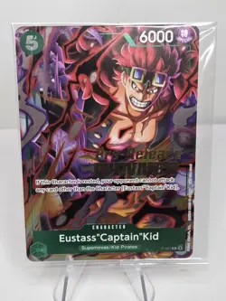 Eustass"Captain"Kid Pre-Release Winner Prize P-067 SEALED PROMO Card One Piece - Image 1