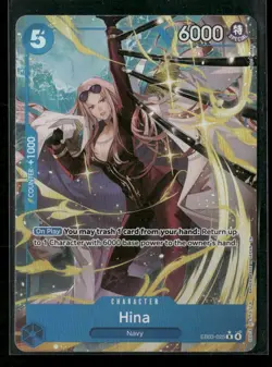 Hina (Alt Art) EB03-025 Extra Booster: OP Heroines Edition One Piece Foil NM - Image 1