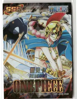 REBECCA SSR OP-SSR-040 GRAND LINE 1997 ONE PIECE Anime Collectible Card - Image 1