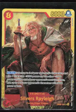 Silvers Rayleigh Premium Booster -The Best- Vol. 2 #OP08-118 Secret Rare!! - Image 1