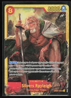 Silvers Rayleigh Premium Booster -The Best- Vol. 2 #OP08-118 Secret Rare - Image 1