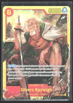 Silvers Rayleigh Premium Booster -The Best- Vol. 2 #OP08-118 Secret Rare - Image 1