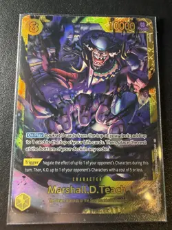 SHIPS FREE FAST One Piece Marshall.D.Teach OP16-119 SEC The Time Of Battle FRESH - Image 1