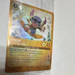 Disney Lorcana Stitch Carefree Snowboarder 42/P3 EN 11 Foil Promo SEALED - Image 5