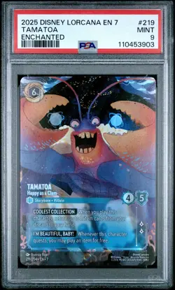 Tamatoa 219 2025 Disney Lorcana En 7-Archazia'S Island PSA 9 Lorcana Card - Image 1