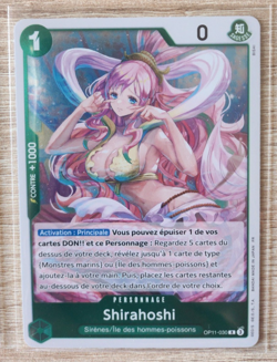 Carte One Piece Shirahoshi OP11-030 FR - Card game Holo - Image 1