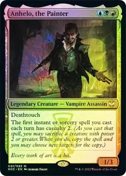 mtg magic Anhelo, the Painter FOIL ENGLISH Anhelo le peintre commander capenna - Image 1