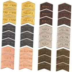 36 Pieces Magic The Gathering Antique Metal Token Counter MTG Keyword Counters - Image 1