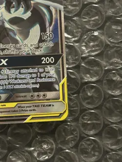Pokemon Pikachu Zekrom GX SM168 Alt Art Tag Team Black Star Promo NEAR MINT - Image 4