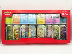 1x Pokemon TCG Prismatic Evolutions Costco 8 Mini-Tin Bundle w/ Promo Cards NEW - Image 4