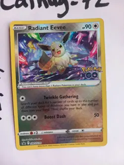 Radiant Eevee Swsh230 Swsh: Sword & Shield Promo Cards Holo - Image 1