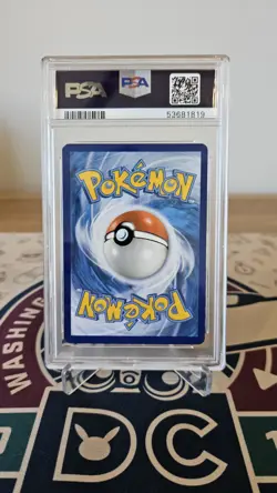 PSA 9 Meowth VMAX SWSH005 Full Art Black Star Promo Pokemon Card - Image 2
