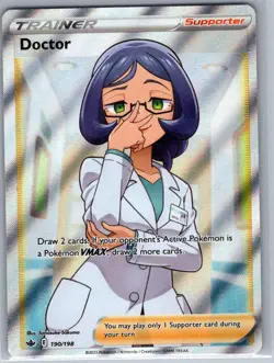 Doctor (Full Art) 190/198 SWSH06: Chilling Reign - Pokemon Card - NM - Image 1