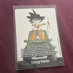 Bandai Dragon Ball Super Card Game Son Goku Energy Marker E-48 Foil English - Image 1