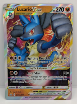 Lucario VSTAR SWSH214 SWSH: Sword & Shield Promo Cards Holo LP Pokemon - Image 1