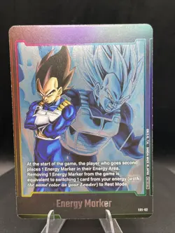 Vegeta Energy Marker E01-02 FOIL | Dragon Ball Fusion World Card | NM - Image 1