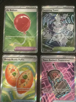 Pokemon TCG Lot 7 Full Art Trainer Cards from Random Sets M/NM - Image 2