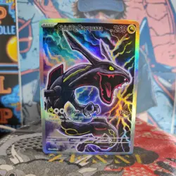 Shinning Rayquaza ACG Custom-Art Kawaii Pokeemon Anime Holo Foil Textured Card - Image 1