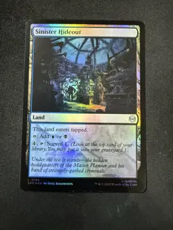 Sinister Hideout 0184 Foil (L) MTG Universes Beyond: Spider-Man NM - Image 1