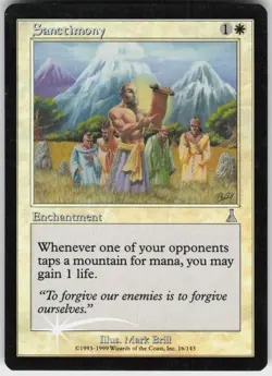 Sanctimony Urza's Destiny Uncommon Magic: The Gathering Foil LP - Image 1
