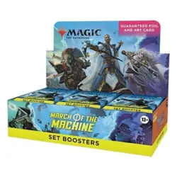 MTG Magic The Gathering MARCH OF THE MACHINE SET Booster Box English 195166207247 - Image 1