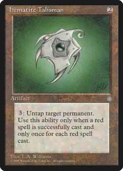 Hematite Talisman NonFoil Ice Age 320 NM MTG - Image 1