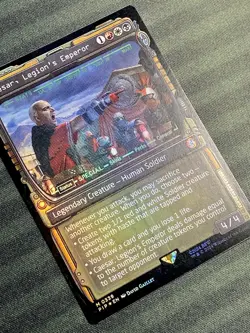 Caesar, Legion’s Emperor Foil Showcase M 0339 Fallout PIP MTG NM- - Image 3