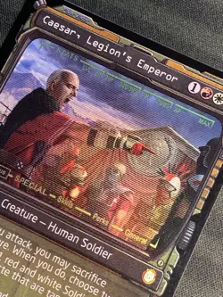 Caesar, Legion’s Emperor Foil Showcase M 0339 Fallout PIP MTG NM- - Image 4