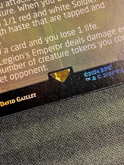 Caesar, Legion’s Emperor Foil Showcase M 0339 Fallout PIP MTG NM- - Image 5