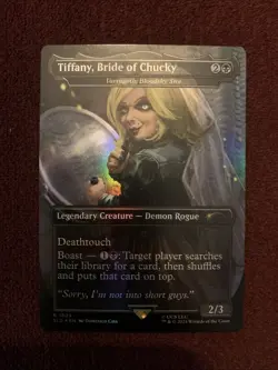Tiffany, Bride of Chucky - Varragoth, Bloodsky Sire Secret Lair Drop Foil - Image 1