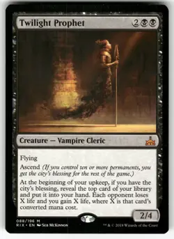 Twilight Prophet 88 Mythic Rivals of Ixalan Magic: The Gathering Lightly Played - Image 1