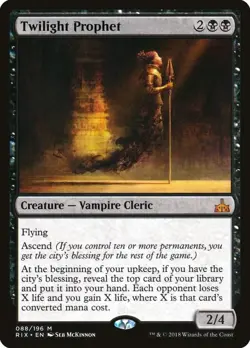 Twilight Prophet 88 Mythic Rivals of Ixalan Magic: The Gathering Lightly Played - Image 3