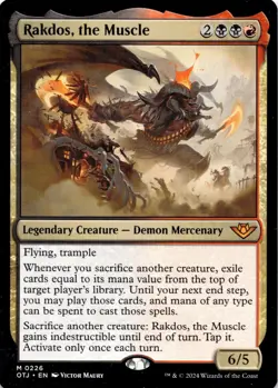 Rakdos, the Muscle OTJ 226 Outlaws of Thunder Junction Magic: The Gathering NM - Image 1