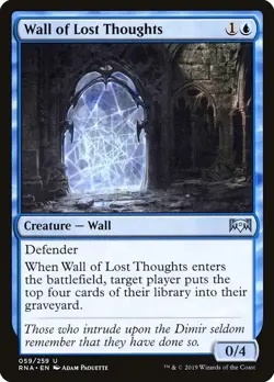 Wall of Lost Thoughts 59 Ravnica Allegiance Magic: The Gathering (FOIL) NM - Image 3