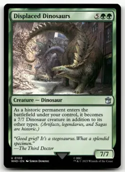 Displaced Dinosaurs #100 (NM) Doctor Who WHO Magic MTG - Image 1