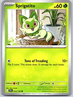 Sprigatito 016/159 Near Mint SV09: Journey Together Pokemon Shipnow - Image 1