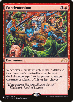 Pandemonium (REGULAR) x1 - MTG The List PLST #TPR-149 - Image 1