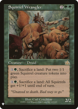 Squirrel Wrangler (REGULAR) x1 - MTG The List PLST #PCY-127 - Image 1