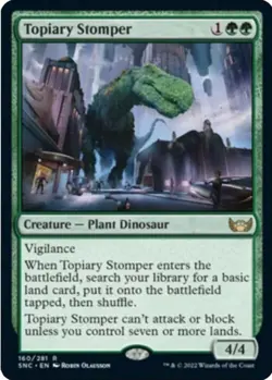 Magic The Gathering MTG TOPIARY STOMPER Streets of New Capenna NM Near Mint - Image 1