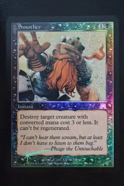 Magic The Gathering MTG SMOTHER FOIL Onslaught LP Lightly Played - Image 1