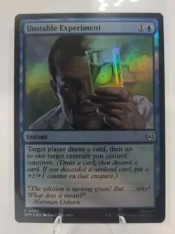 Unstable Experiment #0047 C Foil MTG Marvel's Spider-Man NM - Image 1