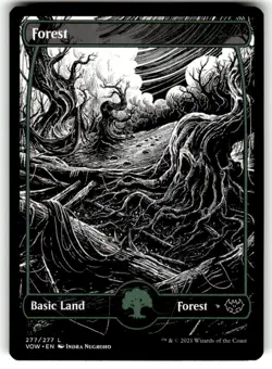 Forest (277) Innistrad: Crimson Vow Regular MTG - Image 1