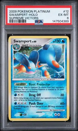 Swampert [Reverse Holo] - Pokemon Supreme Victors #12 PSA 6.0 - Image 1