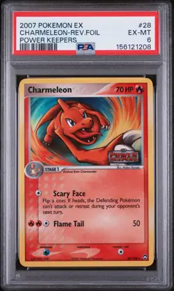 Charmeleon [Reverse Holo] - Pokemon Power Keepers #28 PSA 6.0 - Image 1