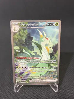 2025 Pokemon Serperior ex 164/086 Sv: Black Bolt Holo NM - Image 1