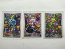 Pokemon TCG: First Partner Illustration Collection Series 2 Galar Gen 8 set of 3 - Image 1